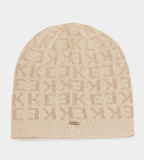 Anekke Beige Contemporary Knit Šeširi | 32956-PVGR