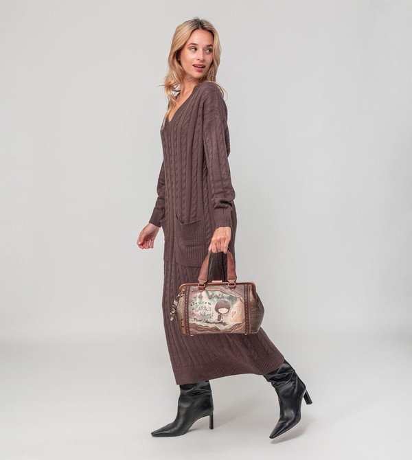 Anekke Core Kiss Clasp Torba Crossbody | 97164-KRBP