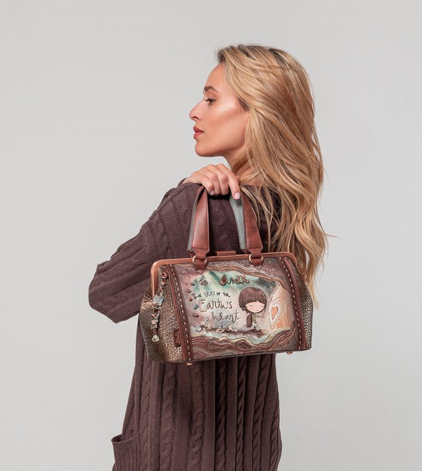 Anekke Core Kiss Clasp Torba Crossbody | 97164-KRBP