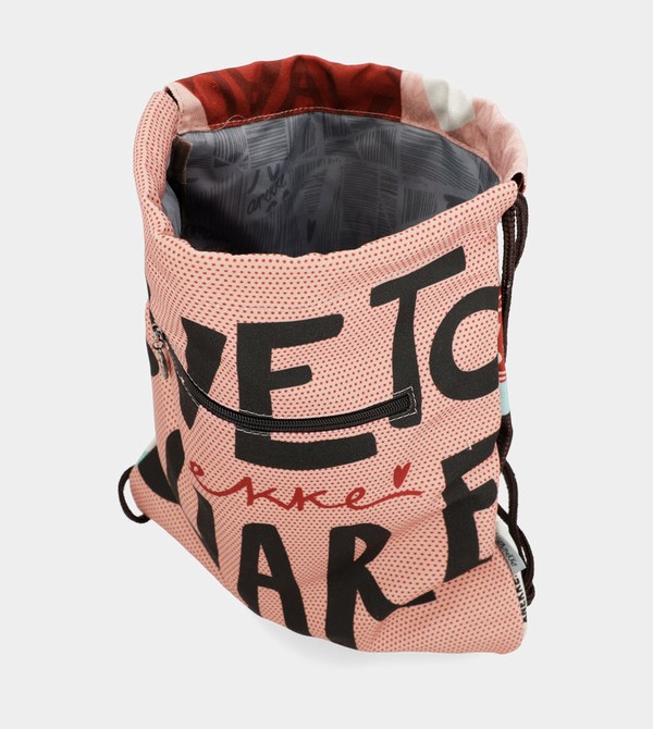 Anekke Fashion Fabric Drawstring Ruksaci | 76103-TZIR
