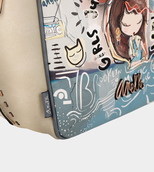 Anekke Fun & Music Oval Shopper Torba Tote | 92341-YBGJ