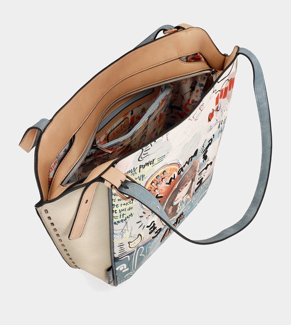 Anekke Fun & Music Oval Shopper Torba Tote | 92341-YBGJ