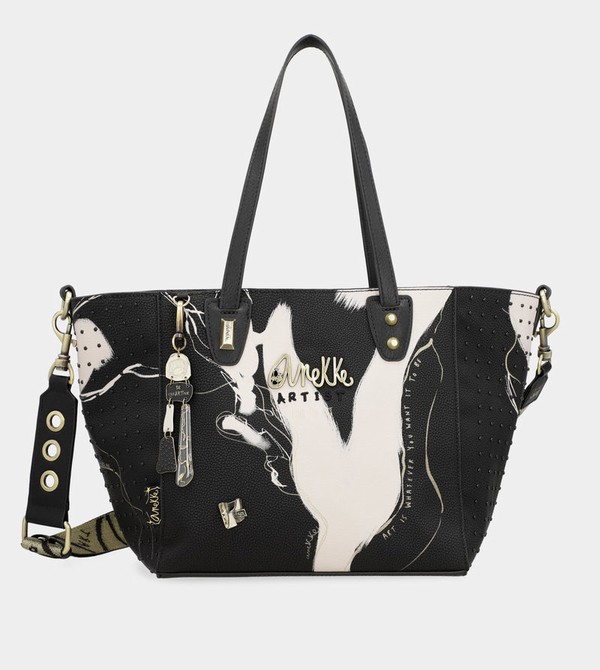Anekke Large Black Shopper Nature Shodō Torbica | 08356-GKQY