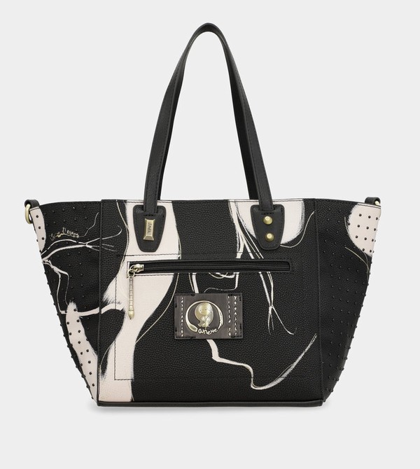 Anekke Large Black Shopper Nature Shodō Torbica | 08356-GKQY