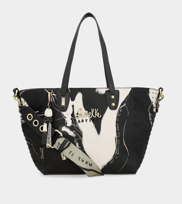 Anekke Large Black Shopper Nature Shodō Torbica | 08356-GKQY