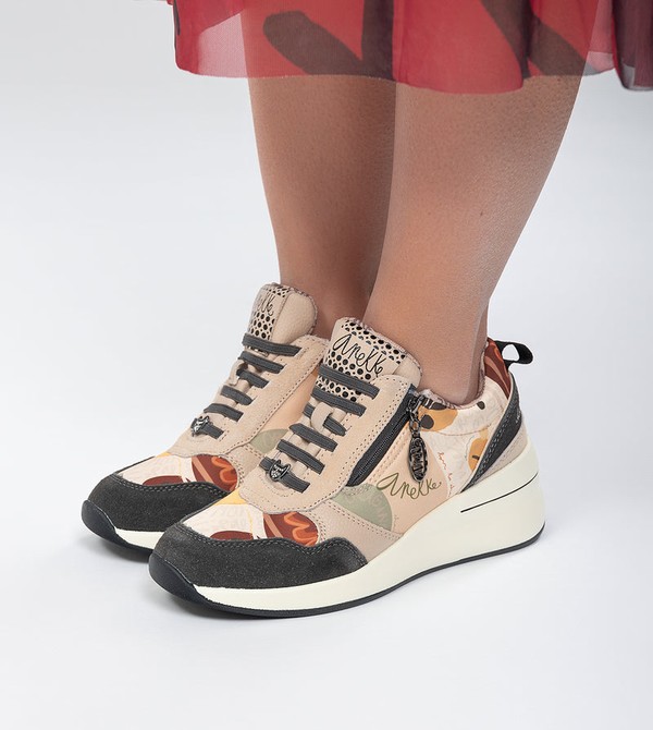 Anekke Multicolored Wedge Cipele | 61832-COSW