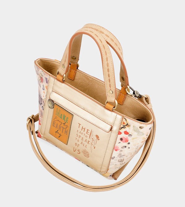 Anekke Nature Pachamama Golden Torba Tote | 37154-YUDB