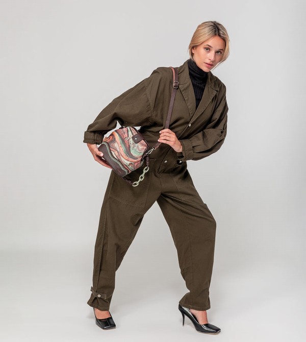 Anekke Outer Bucket-shape Torbe za Rame | 50179-GNPA