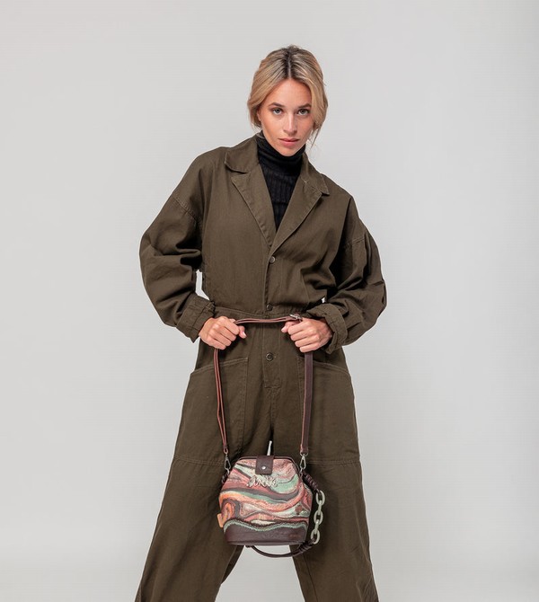Anekke Outer Bucket-shape Torbe za Rame | 50179-GNPA