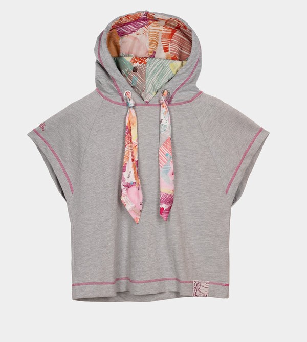 Anekke Passion Grey Sleeveless Dukserice | 53240-KUSE