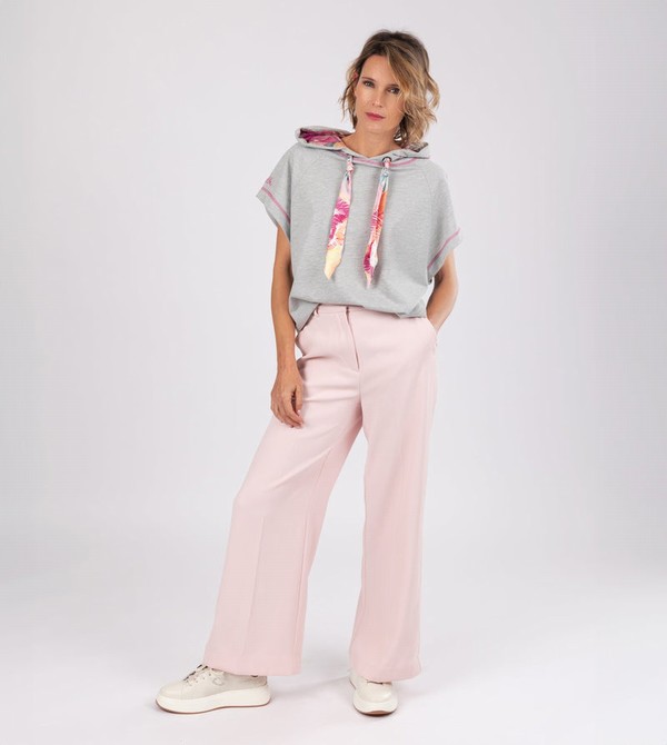 Anekke Passion Grey Sleeveless Dukserice | 53240-KUSE