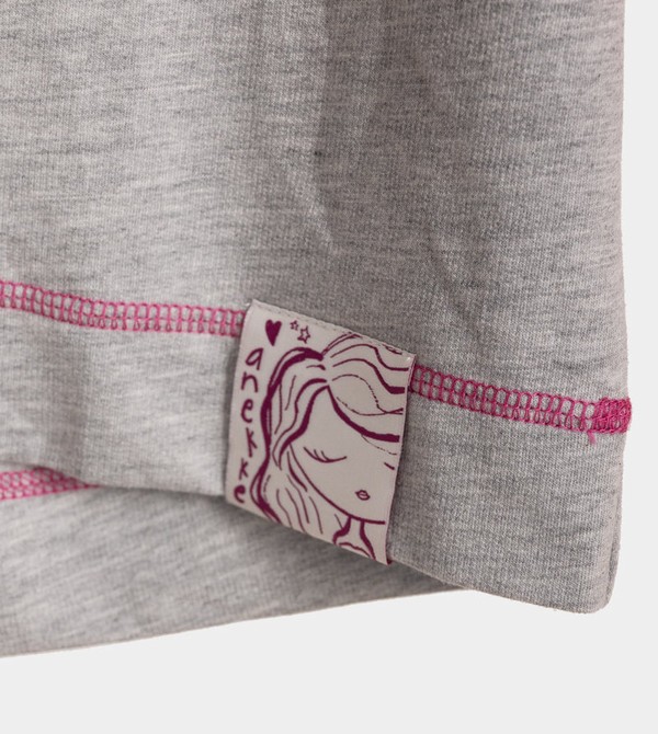 Anekke Passion Grey Sleeveless Dukserice | 53240-KUSE