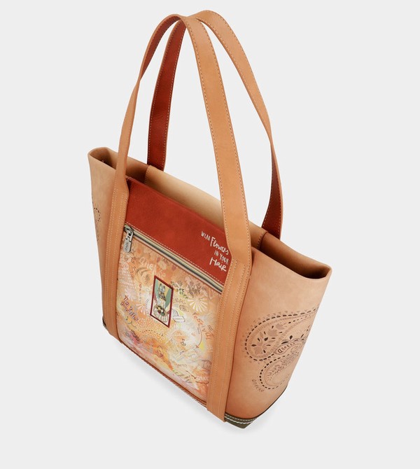 Anekke Peace & Love Camel Shopping Torbe za Rame | 70483-ALUV