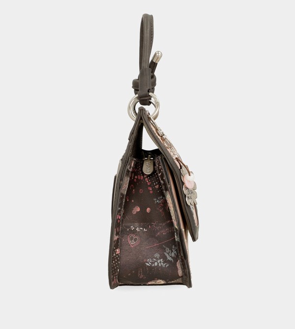 Anekke Peace & Love Pink Flap Torbe za Rame | 29387-LMNG