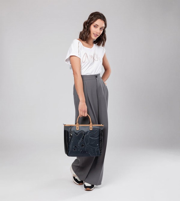 Anekke Studio Navy Blue Torbe za Rame | 62508-EXMO
