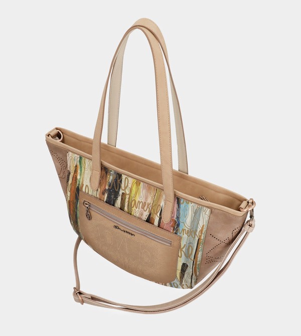 Anekke Studio Nude Large Shopper Torba Crossbody | 87159-GUFS