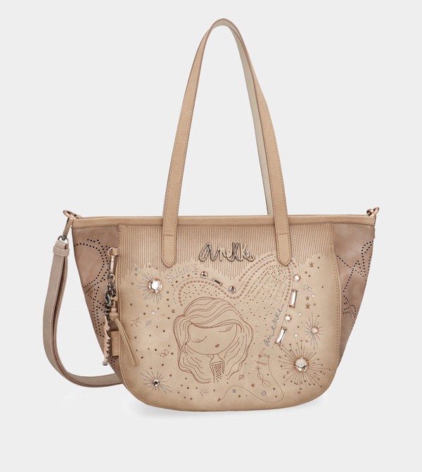 Anekke Studio Nude Large Shopper Torbe za Rame | 27346-MJNF