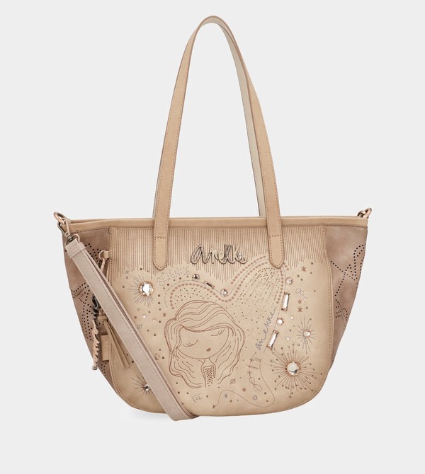 Anekke Studio Nude Large Shopper Torbe za Rame | 27346-MJNF