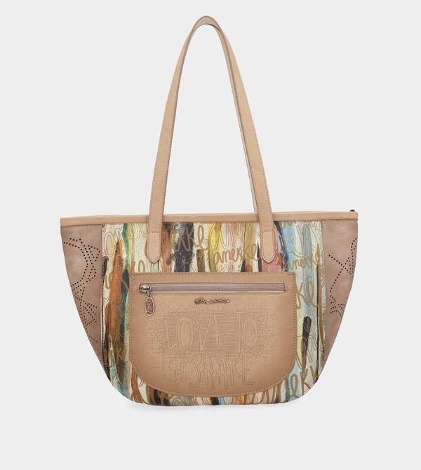 Anekke Studio Nude Large Shopper Torbe za Rame | 27346-MJNF