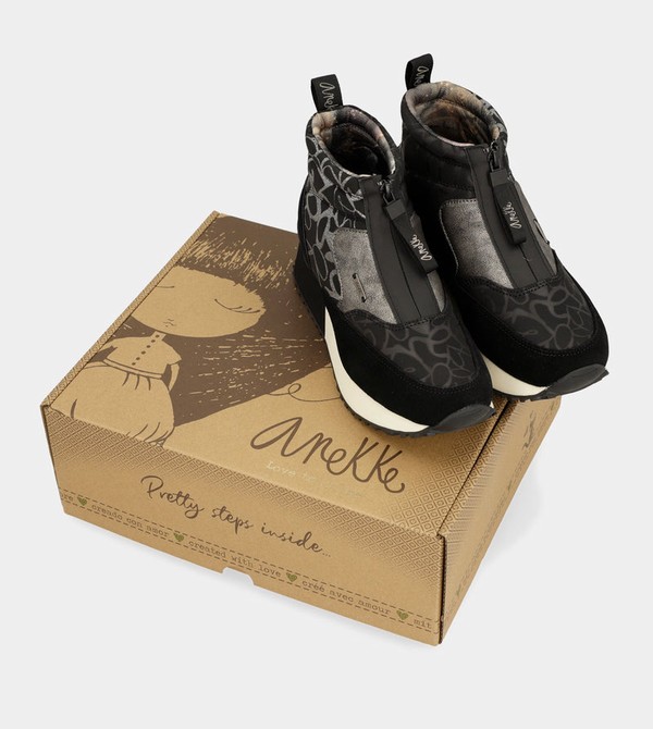 Anekke Trendy Black Sporty Cipele | 57891-GBQO
